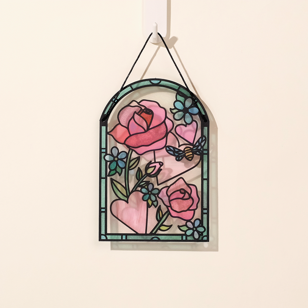 Bee Mine Suncatcher Card
