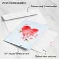 Happy Valentine's Day Cherry Blossom Tree Pop-Up Card
