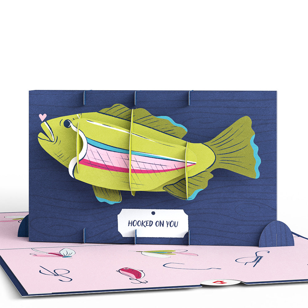 You’re a Reel Catch Fish Pop-Up Card