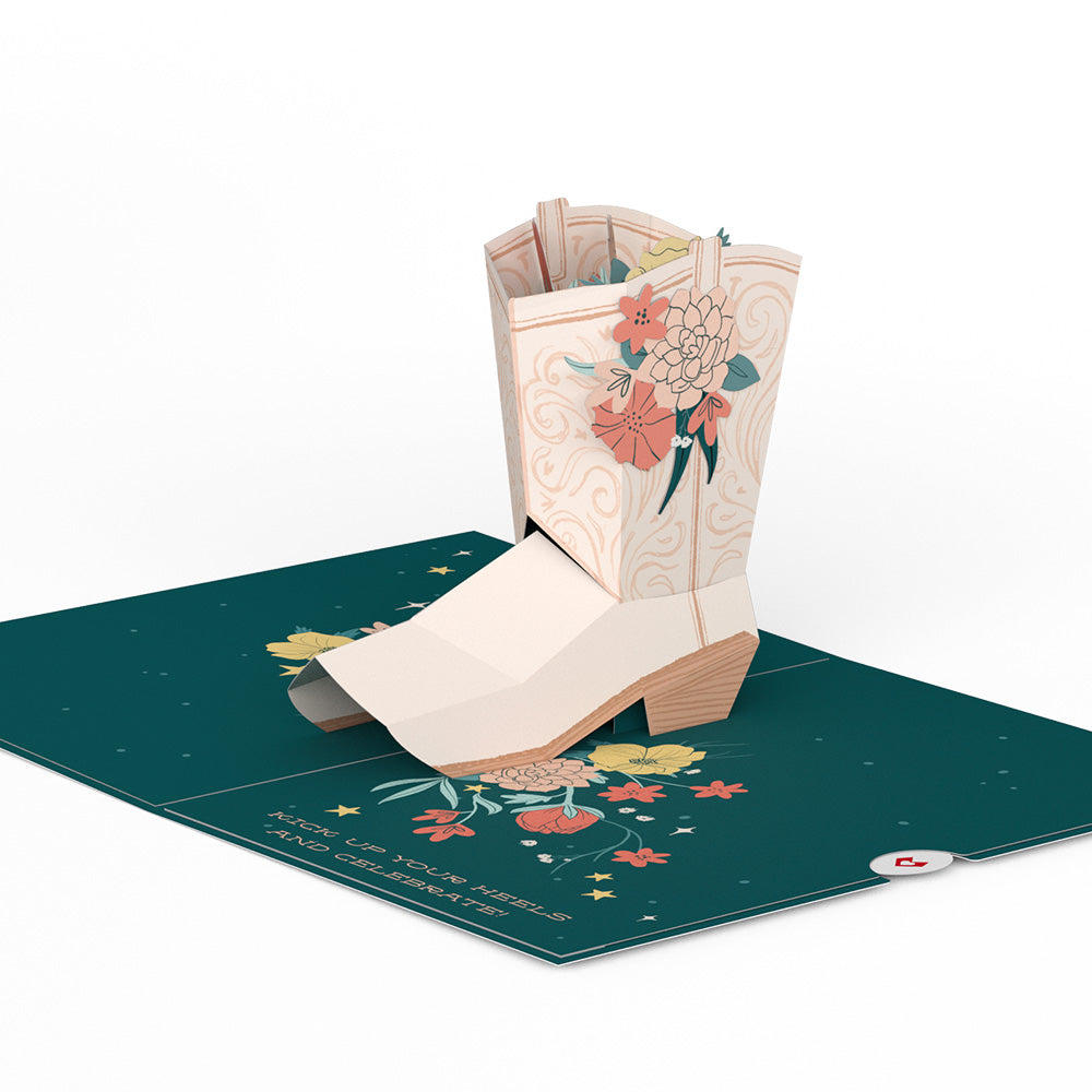 Happy Birthday Cowgirl Pop-Up Card