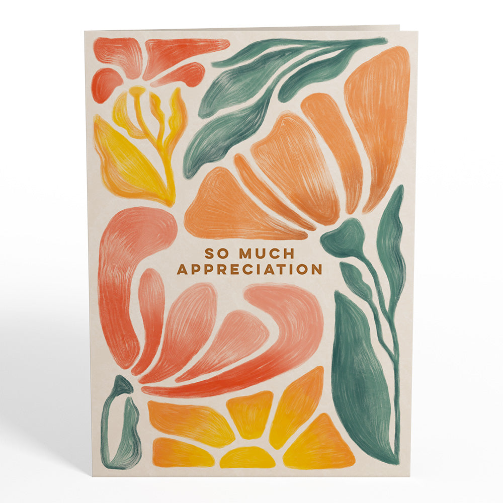 So Much Appreciation Thank You Pop-Up Card