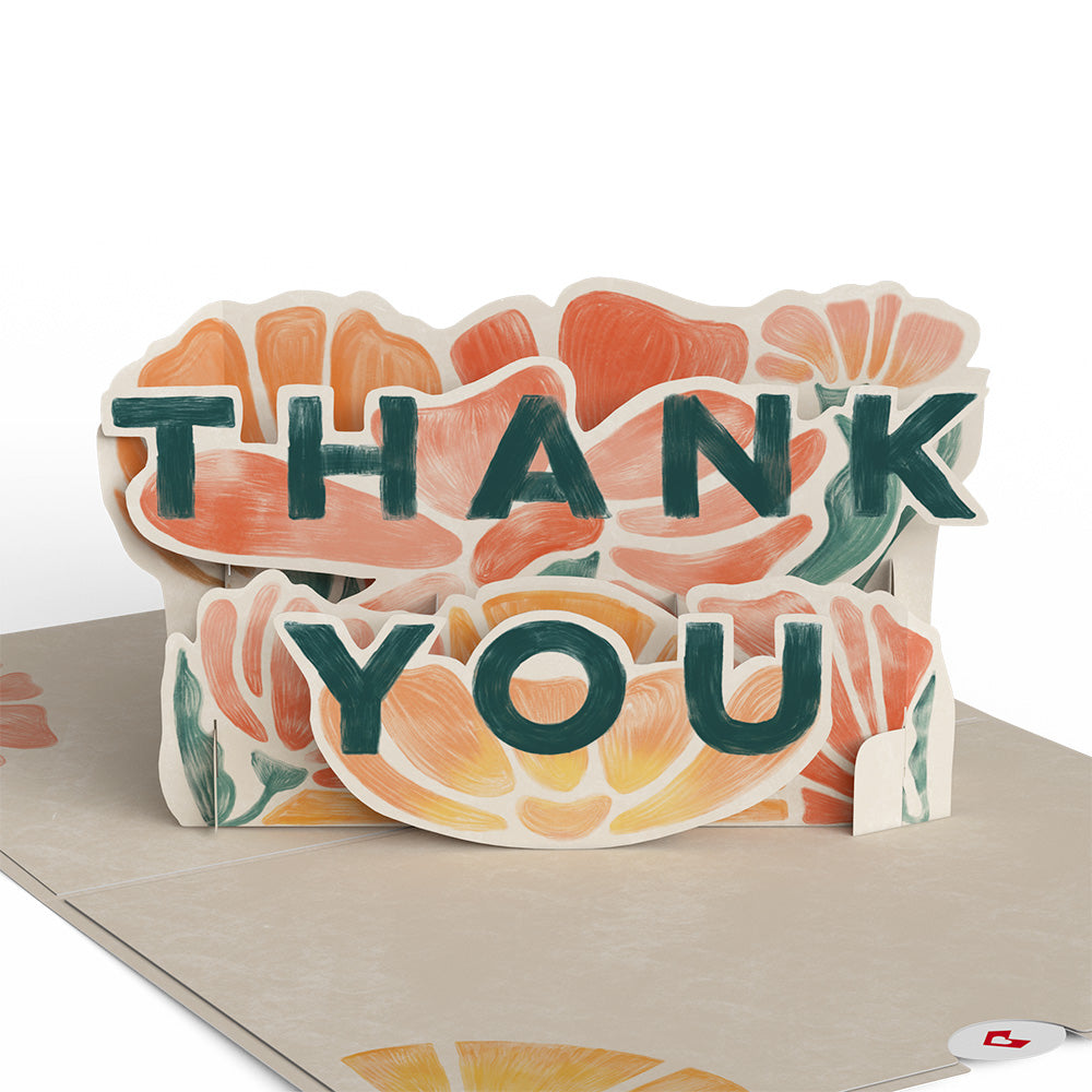 So Much Appreciation Thank You Pop-Up Card