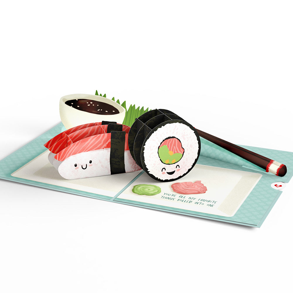 Soy Glad You're in My Life Sushi Pop-Up Card