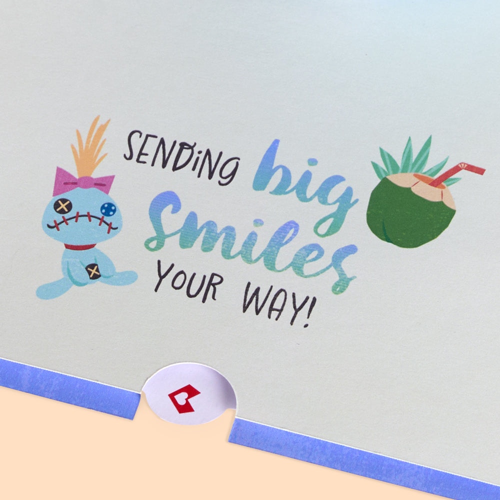 Disney's Stitch '626 Reasons' Plushpop Card