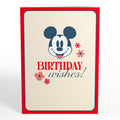 Disney's Mickey Mouse Birthday Wishes Card with Mini Bouquet