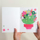 Disney's Minnie Mouse Birthday Wishes Card with Mini Bouquet