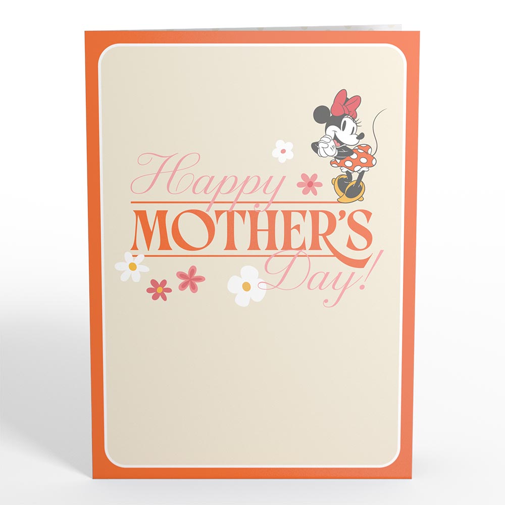 Disney’s Minnie Mouse Mother’s Day Card with Mini Bouquet