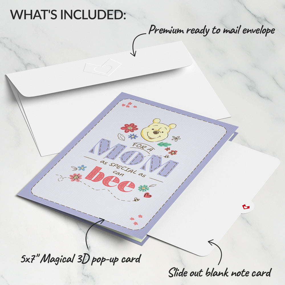 Disney’s Winnie the Pooh Special as Can Bee Mother’s Day Pop-Up Card