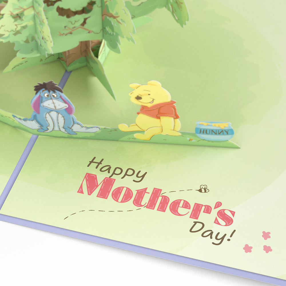 Disney's Winnie the Pooh Special As Can Bee Mom Pop-Up Card & Bouquet Bundle