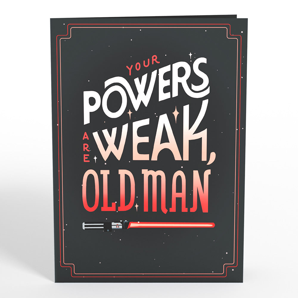 Star Wars™ Darth Vader™ Your Powers Are Weak Pop-Up Card