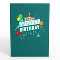 Star Wars™ The Mandalorian™ Galactic Birthday Wishes Card with Mini Bouquet