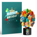 Star Wars™ The Mandalorian™ Galactic Birthday Wishes Card with Mini Bouquet