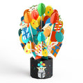 Star Wars™ The Mandalorian™ Galactic Birthday Wishes Card with Mini Bouquet
