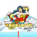Wonder Woman Super Hero Mother’s Day Pop-Up Card