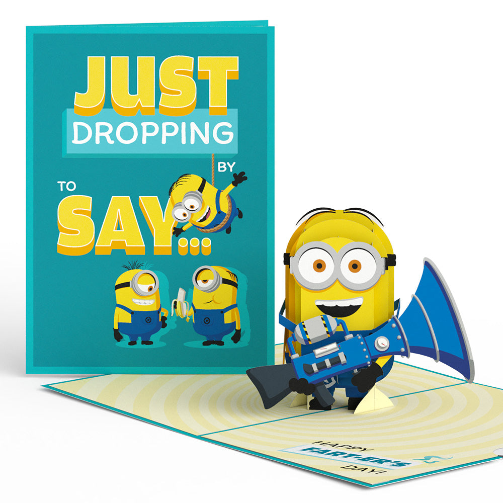 Minions Happy Fart-er's Day Pop-Up Card