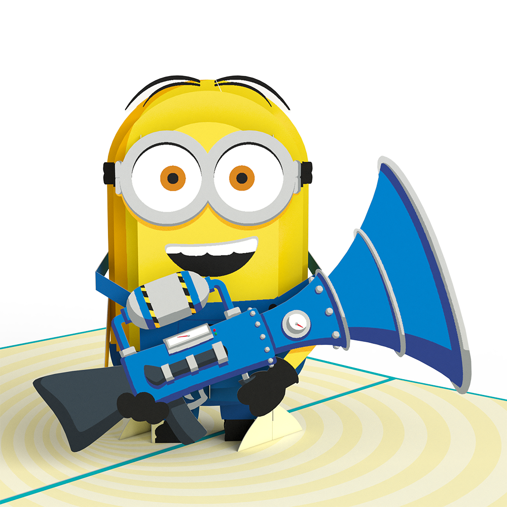 Minions Happy Fart-er's Day Pop-Up Card