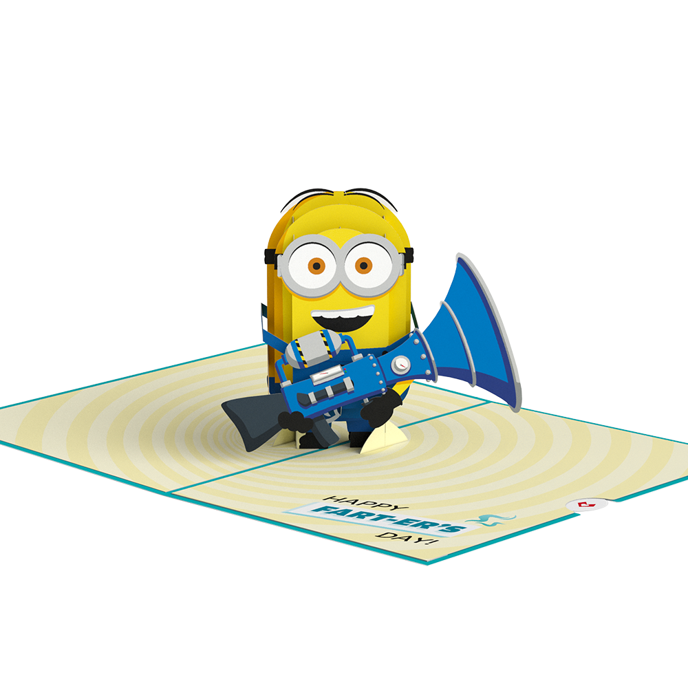 Minions Happy Fart-er's Day Pop-Up Card
