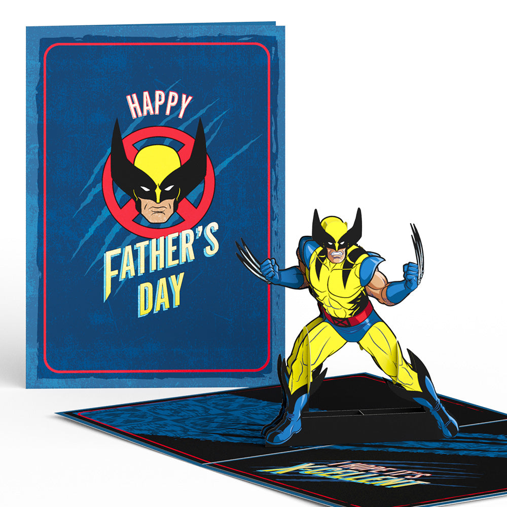 Marvel X-Men Wolverine X-Cellent Father's Day Pop-Up Card