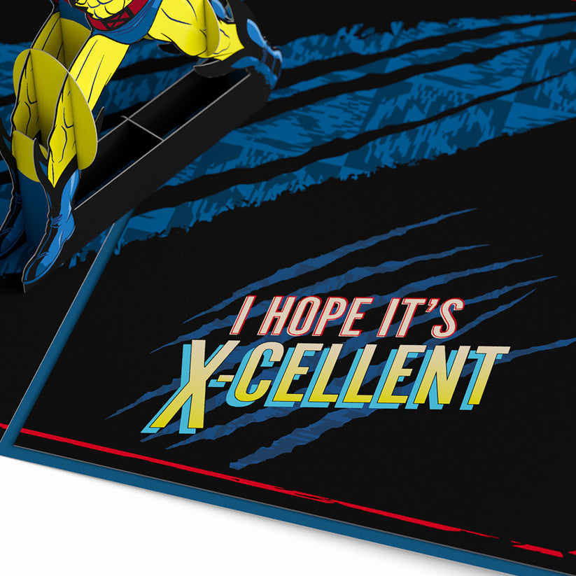 Wolverines Cell Marvel X-Men Wolverine X-Cellent Father's Day Pop-Up Card – Lovepop