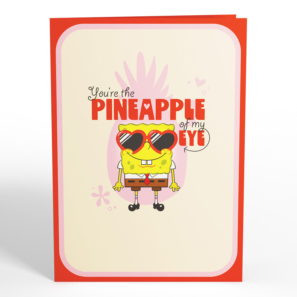 SpongeBob SquarePants Pineapple of My Eye Valentine's Day Pop-Up Card