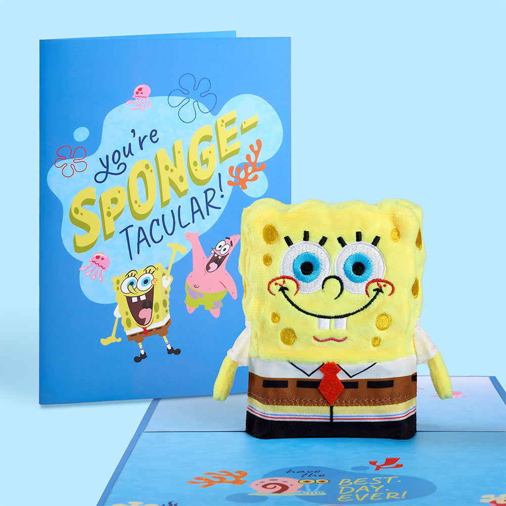 SpongeBob SquarePants 'You're Sponge-tacular!' Plushpop Card