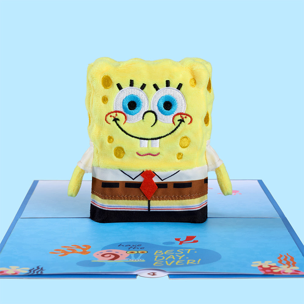 SpongeBob SquarePants 'You're Sponge-tacular!' Plushpop Card