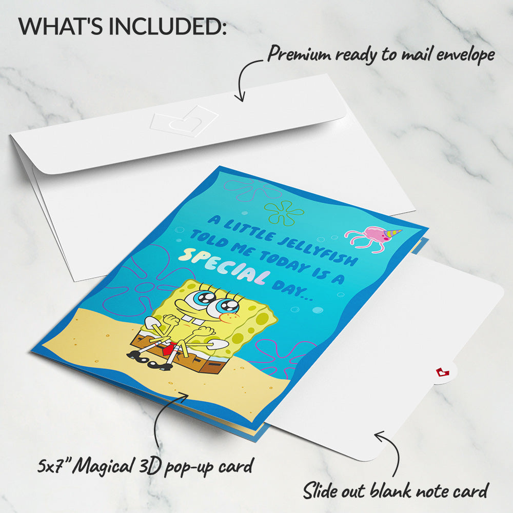 SpongeBob SquarePants Happy Birthday Pop-Up Card