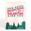 Searching for a Valentine Like You Bigfoot Pop-Up Card