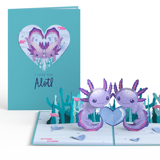Love You A-Lotl Pop-Up Card