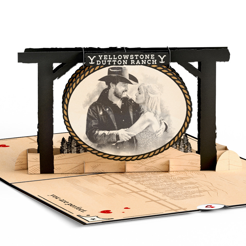 Yellowstone My Tomorrows Are All Yours Beth & Rip Pop-Up Card