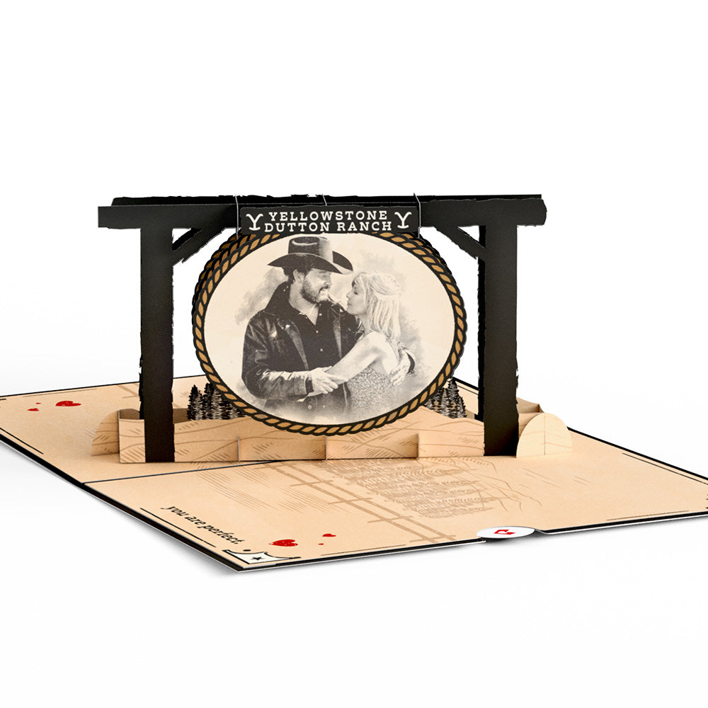 Yellowstone My Tomorrows Are All Yours Beth & Rip Pop-Up Card