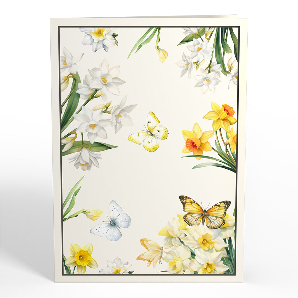 Born to Bloom: March Birth Month Flowers Pop-Up Card