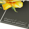 Born to Bloom: March Birth Month Flowers Pop-Up Card
