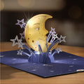 Love You to the Moon and Back Light-Up Pop-Up Card & Bouquet Bundle