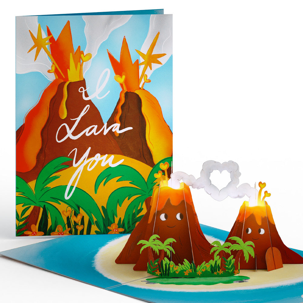 I Lava You Light-Up Pop-Up Card