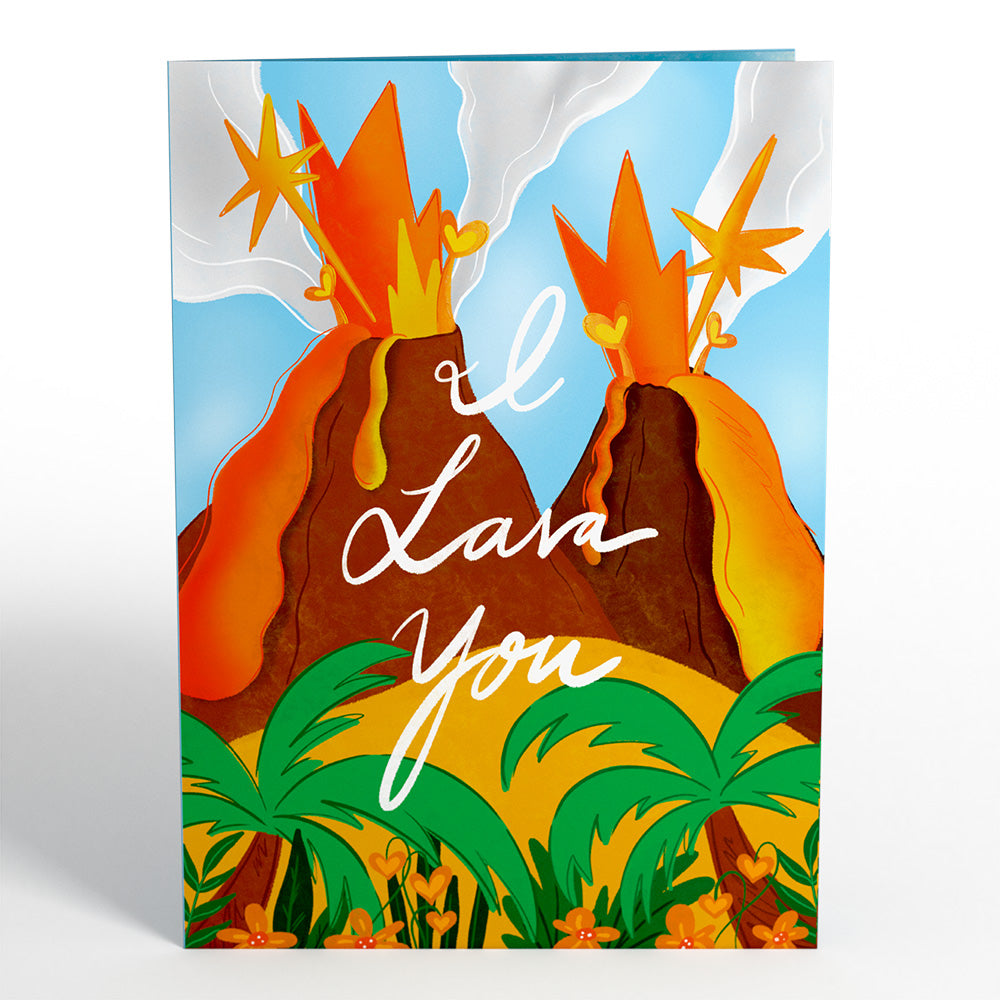 I Lava You Light-Up Pop-Up Card