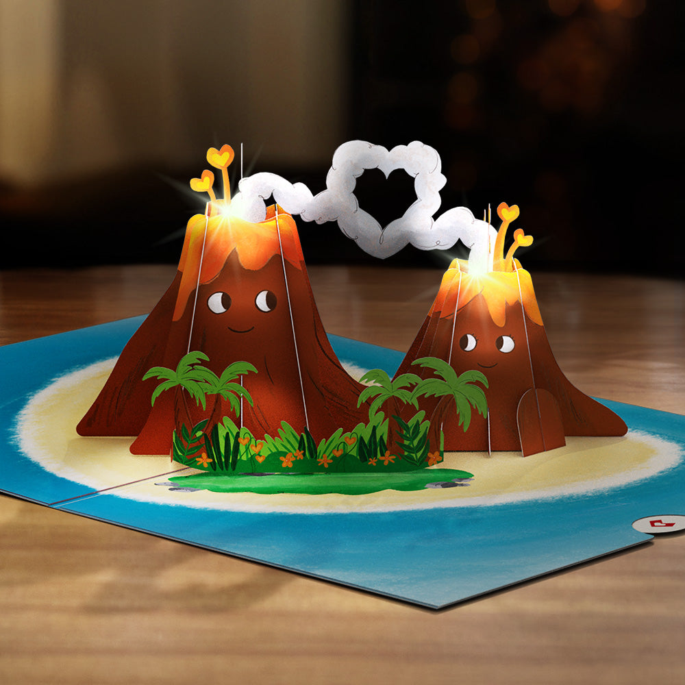 Whimsical Love Light-Up Pop-Up Card 3-Pack