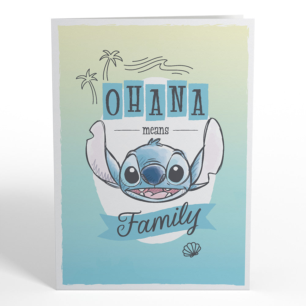Disney’s Lilo & Stitch ‘Ohana Means Family’ Pop-Up Card