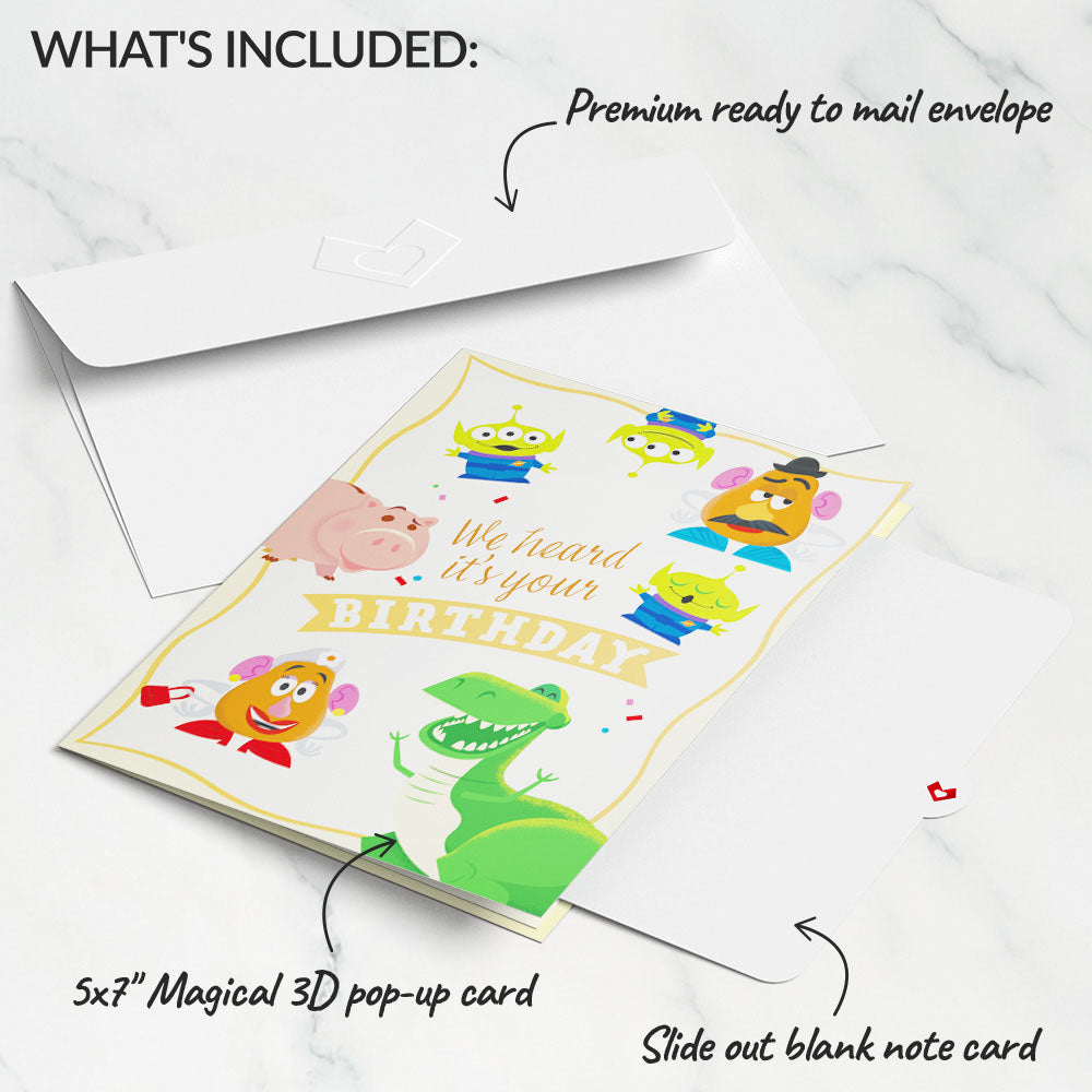 Disney and Pixar's Toy Story Toy-rrific Birthday Pop-Up Card