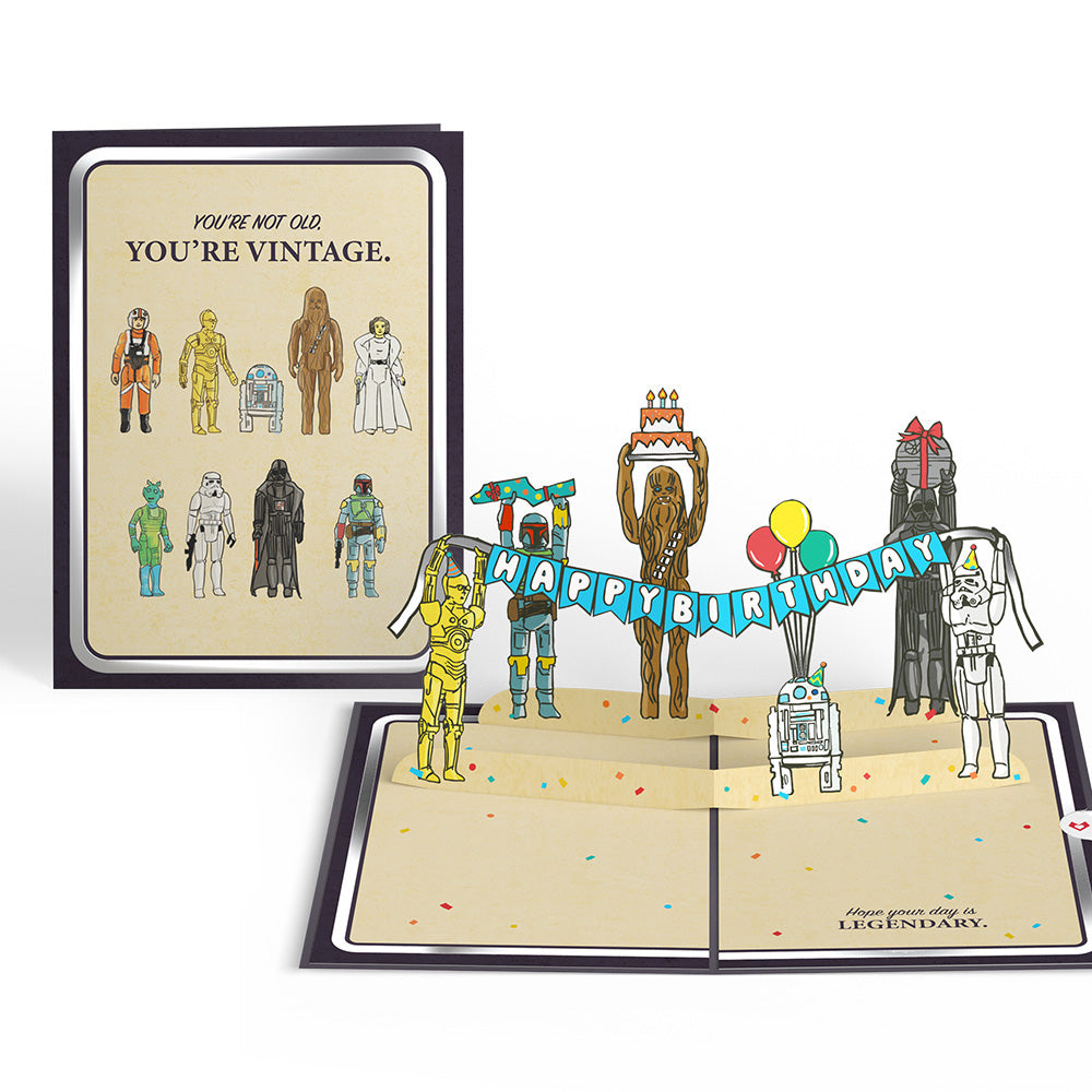 Star Wars™ Vintage Birthday Pop-Up Card
