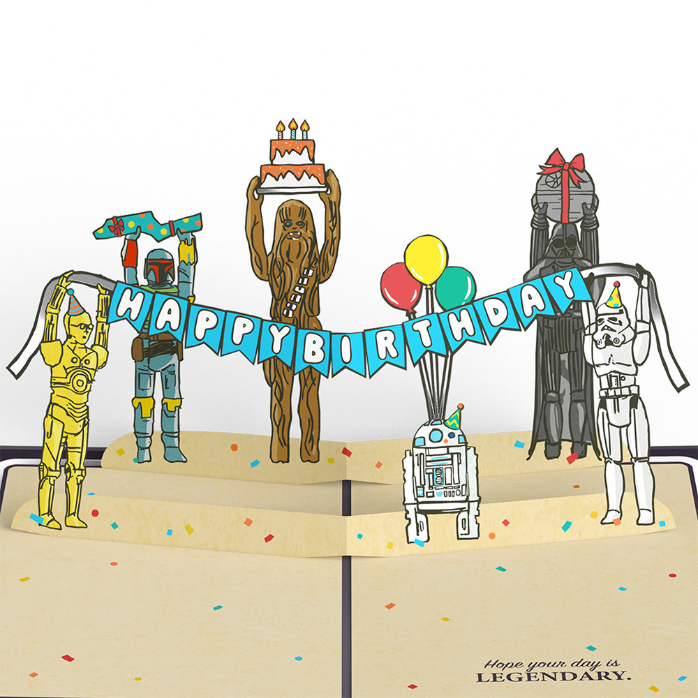 Star Wars™ Vintage Birthday Pop-Up Card