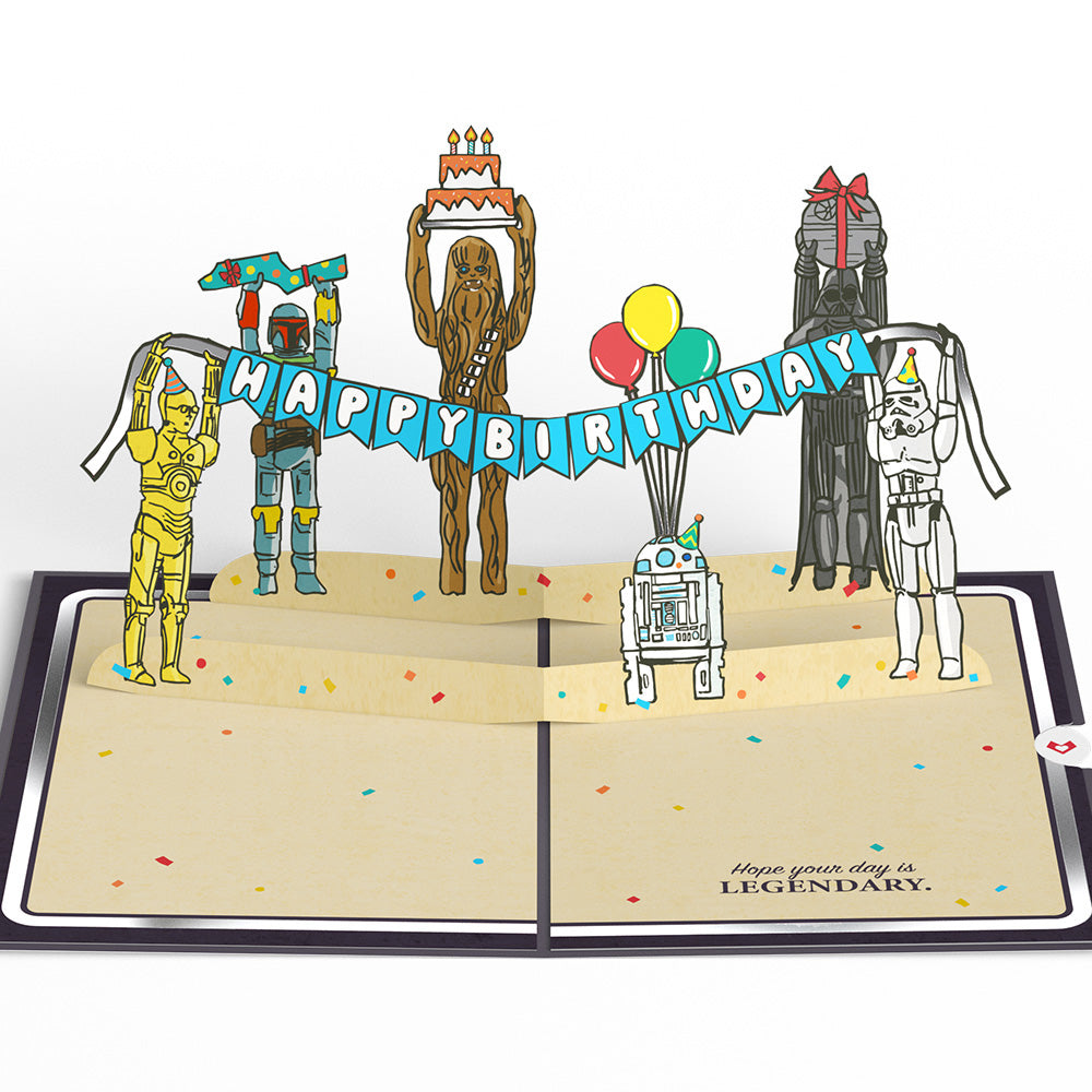 Star Wars™ Vintage Birthday Pop-Up Card