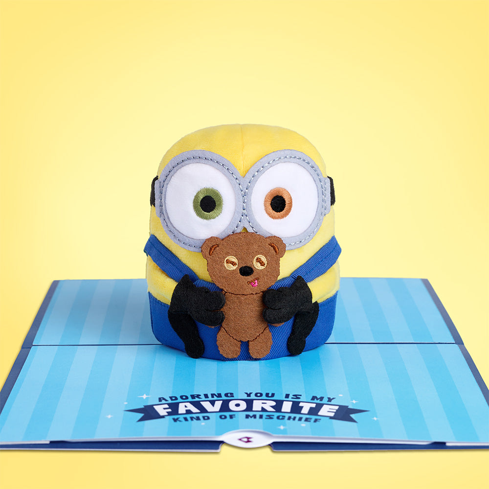 Minions 'Too Despicable Not to Adore' Plushpop Card