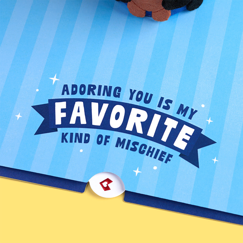 Minions 'Too Despicable Not to Adore' Plushpop Card