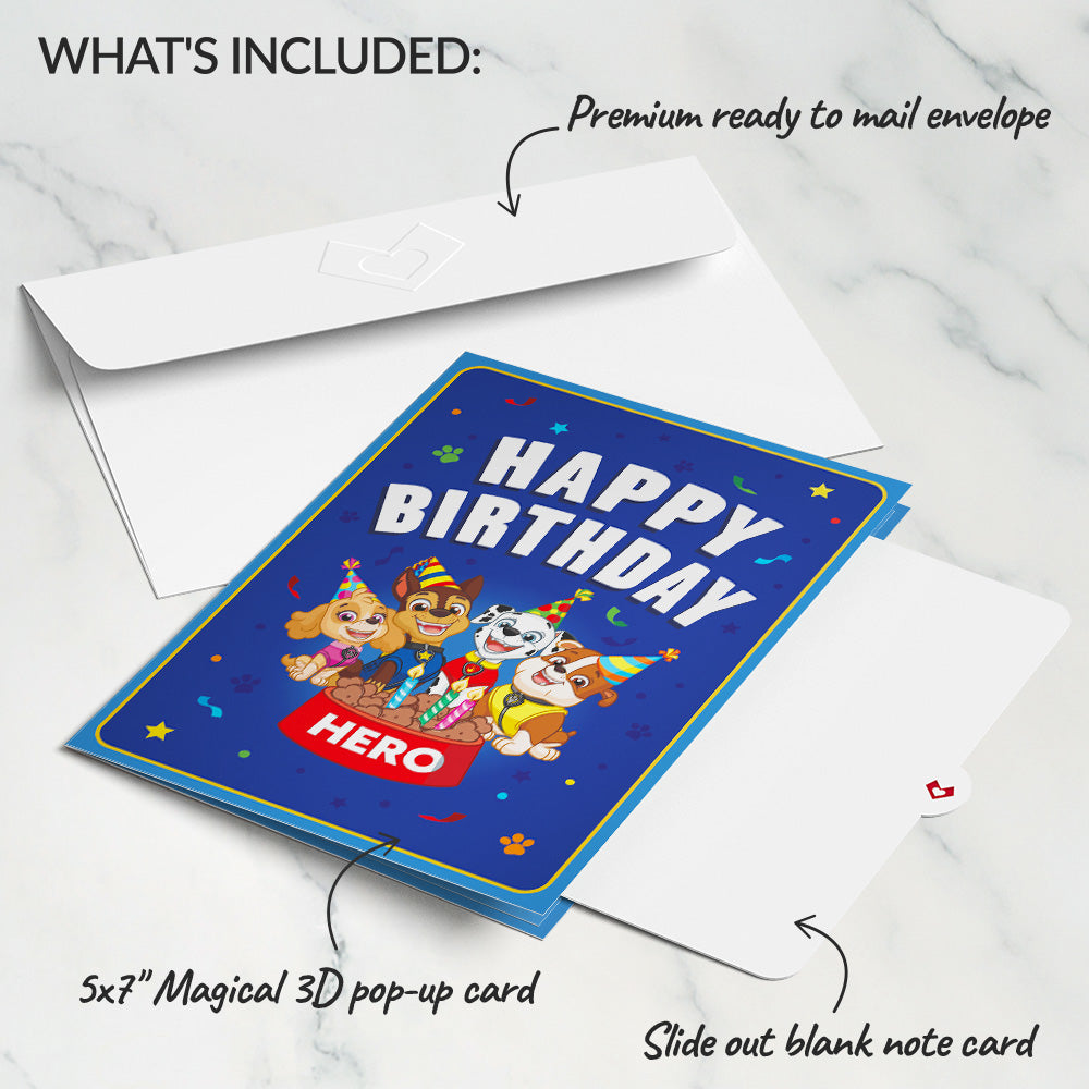 PAW Patrol Birthday Hero Pop-Up Card