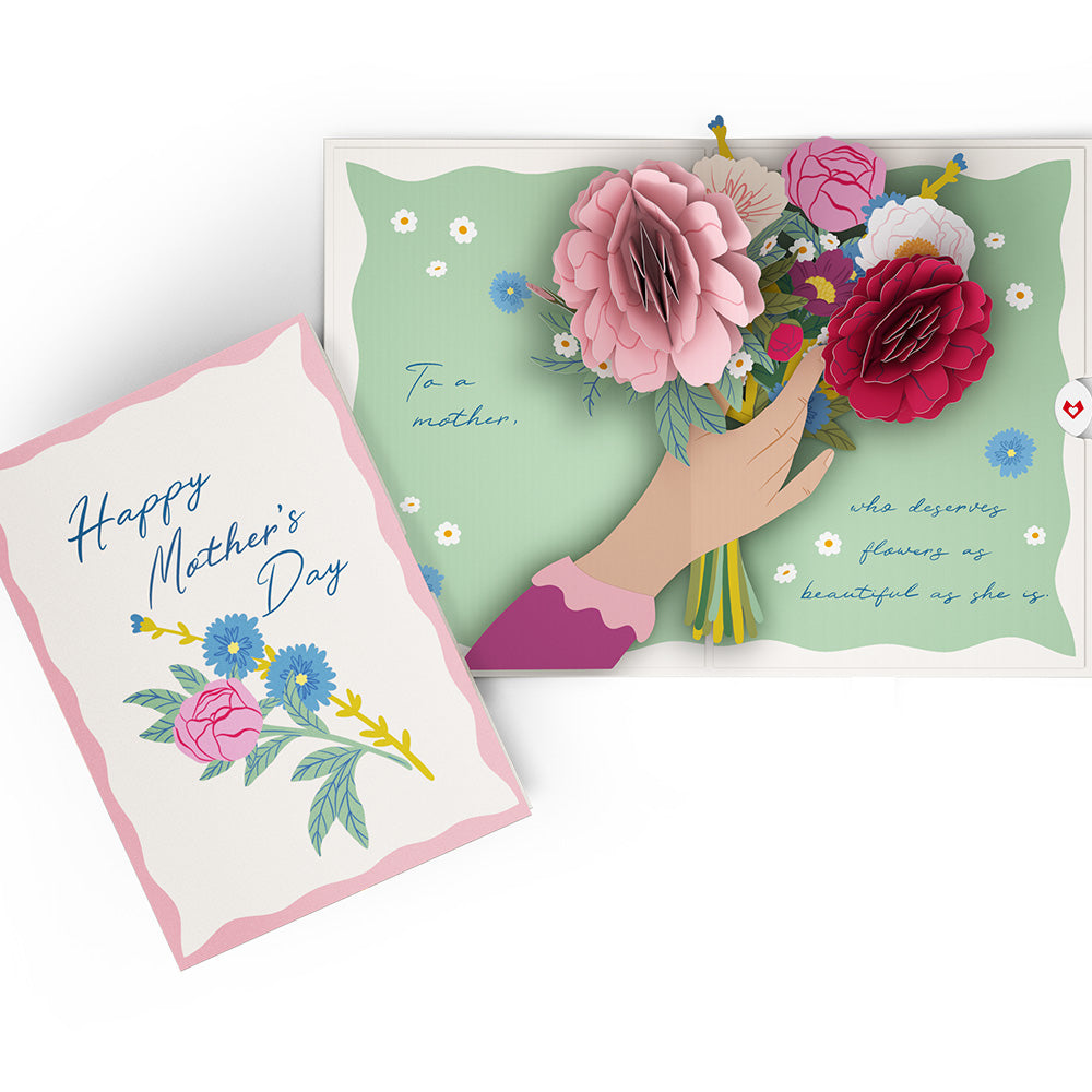 Happy Mother’s Day Flowers Pop-Up Card