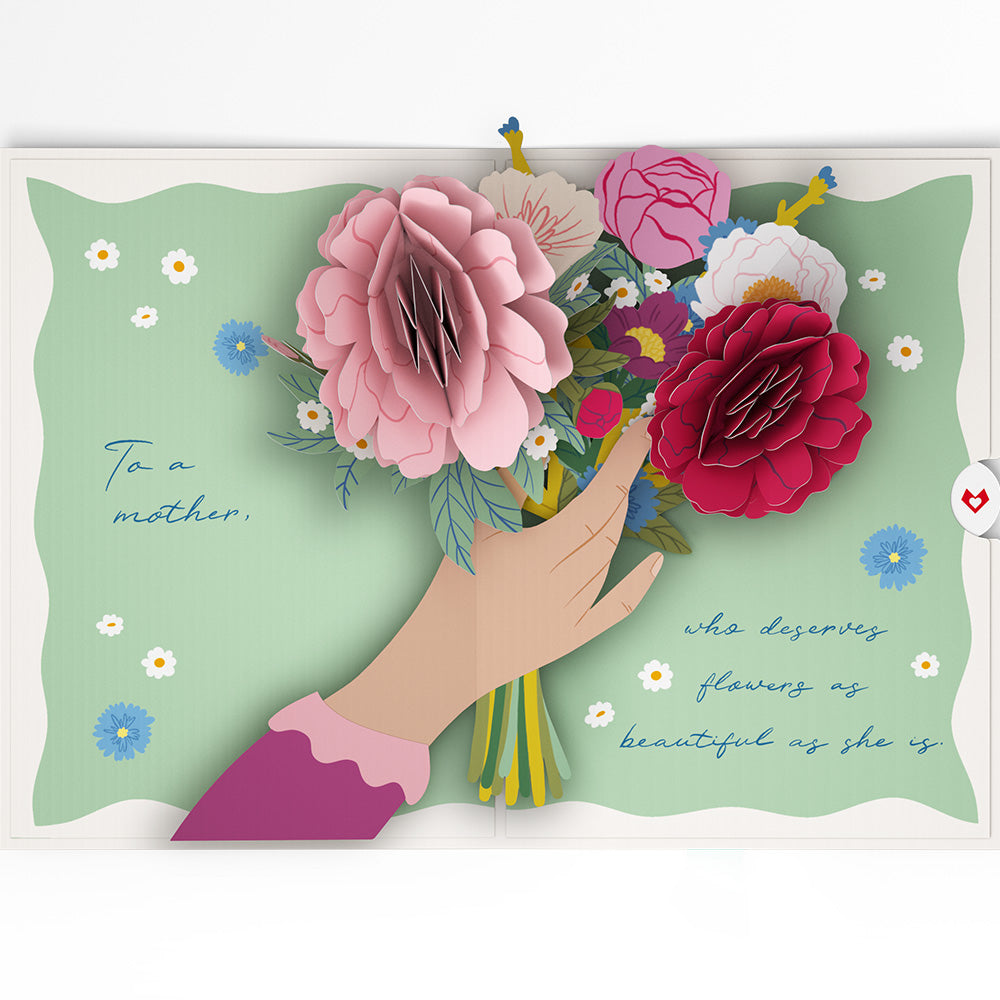Happy Mother’s Day Flowers Pop-Up Card