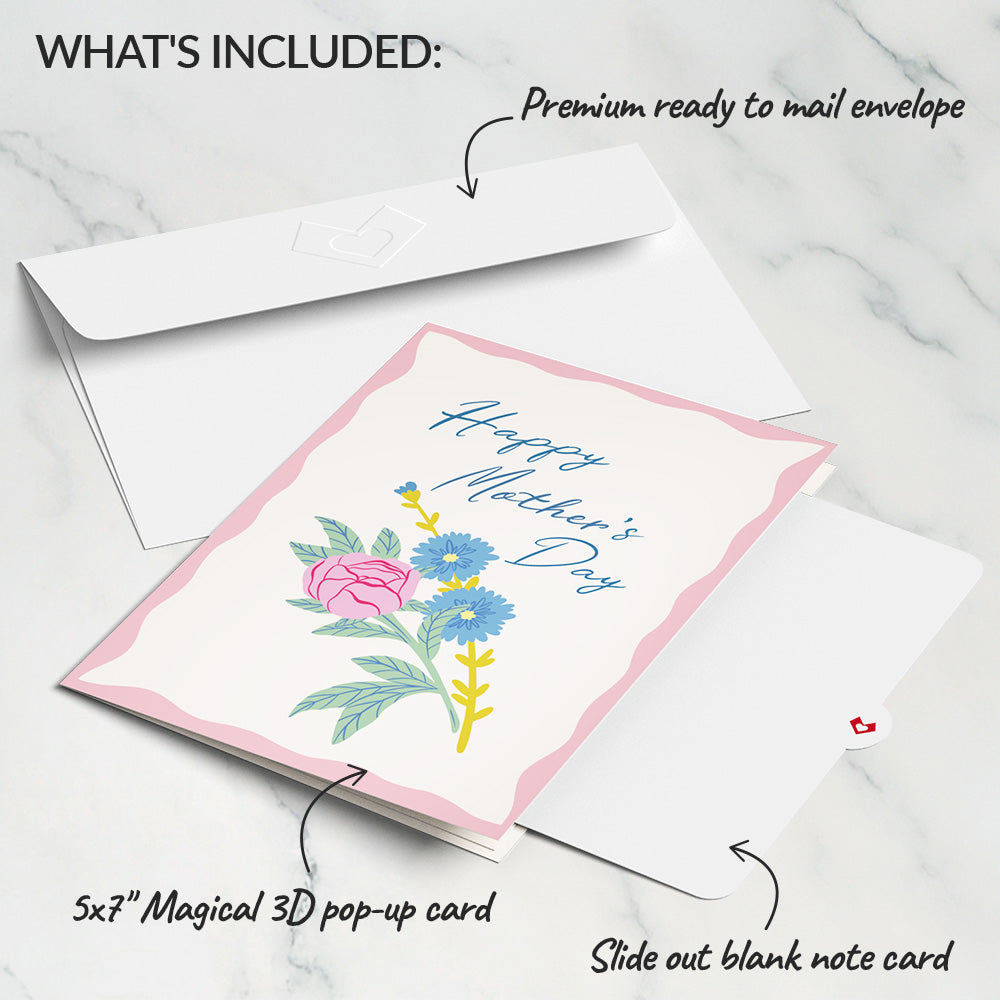 Happy Mother’s Day Flowers Pop-Up Card