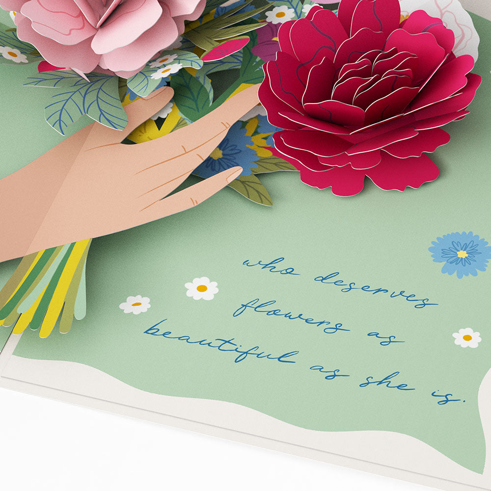 Happy Mother’s Day Flowers Mother's Day Pop-Up Card and Sentiment Set for Sister