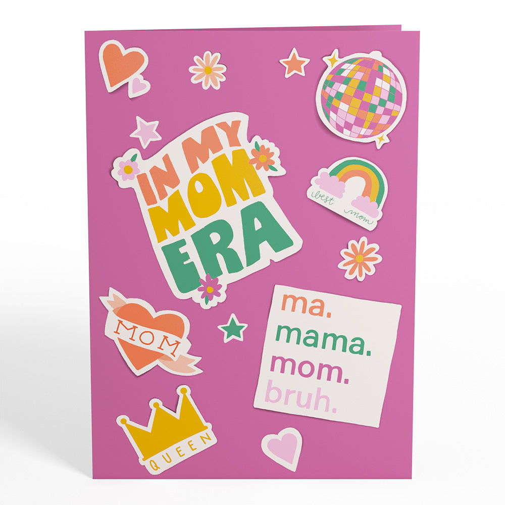 Mom Era Tumbler Pop-Up Card